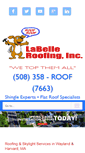 Mobile Screenshot of labelleroofing.com